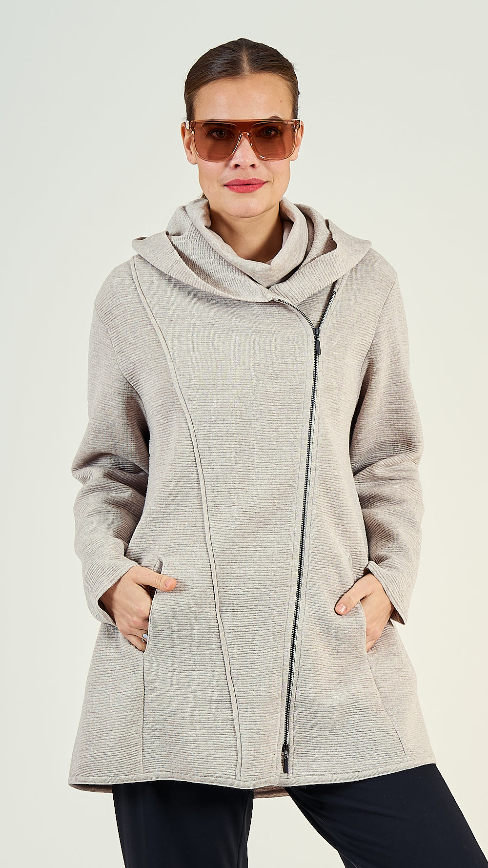 40/51 Lange Wolljacke Outdoor