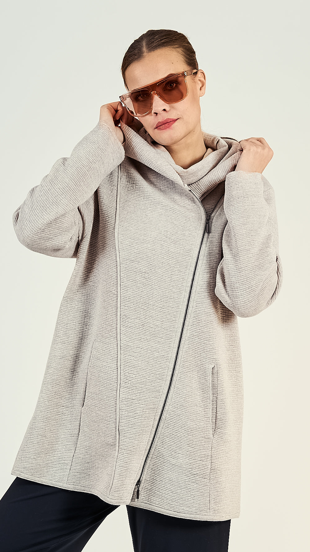 40/51 Lange Wolljacke Outdoor