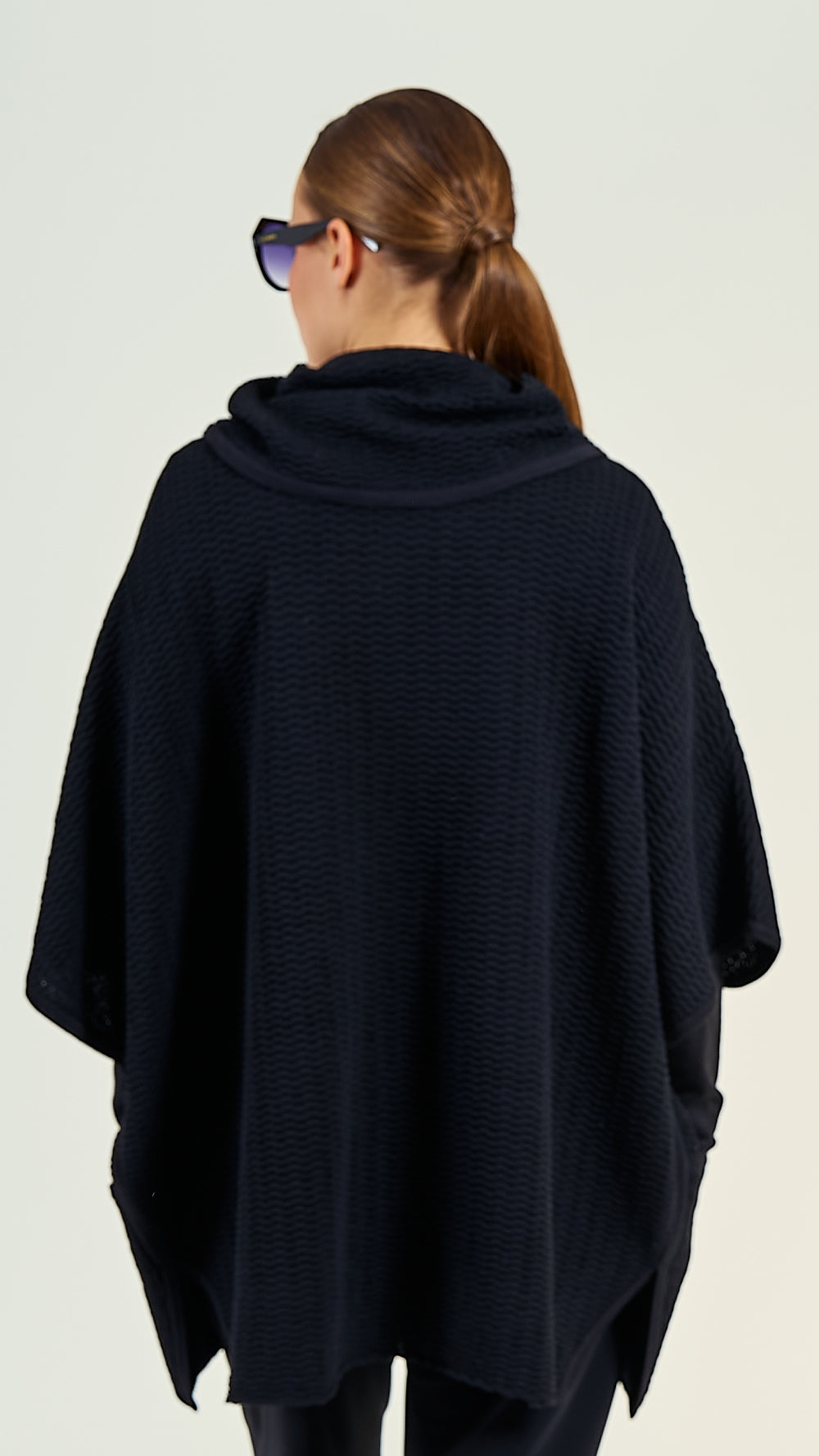 40/90 Poncho Wolle oversize GOBI