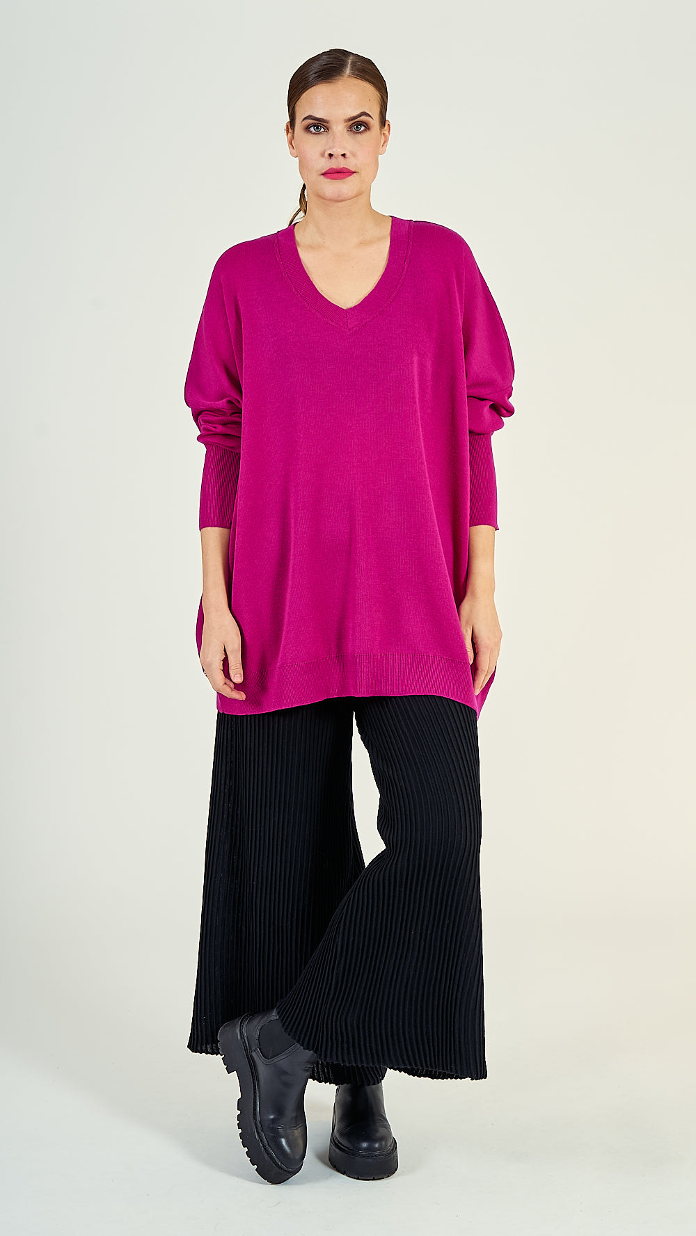 42/61 Oversize Pullover Wolle