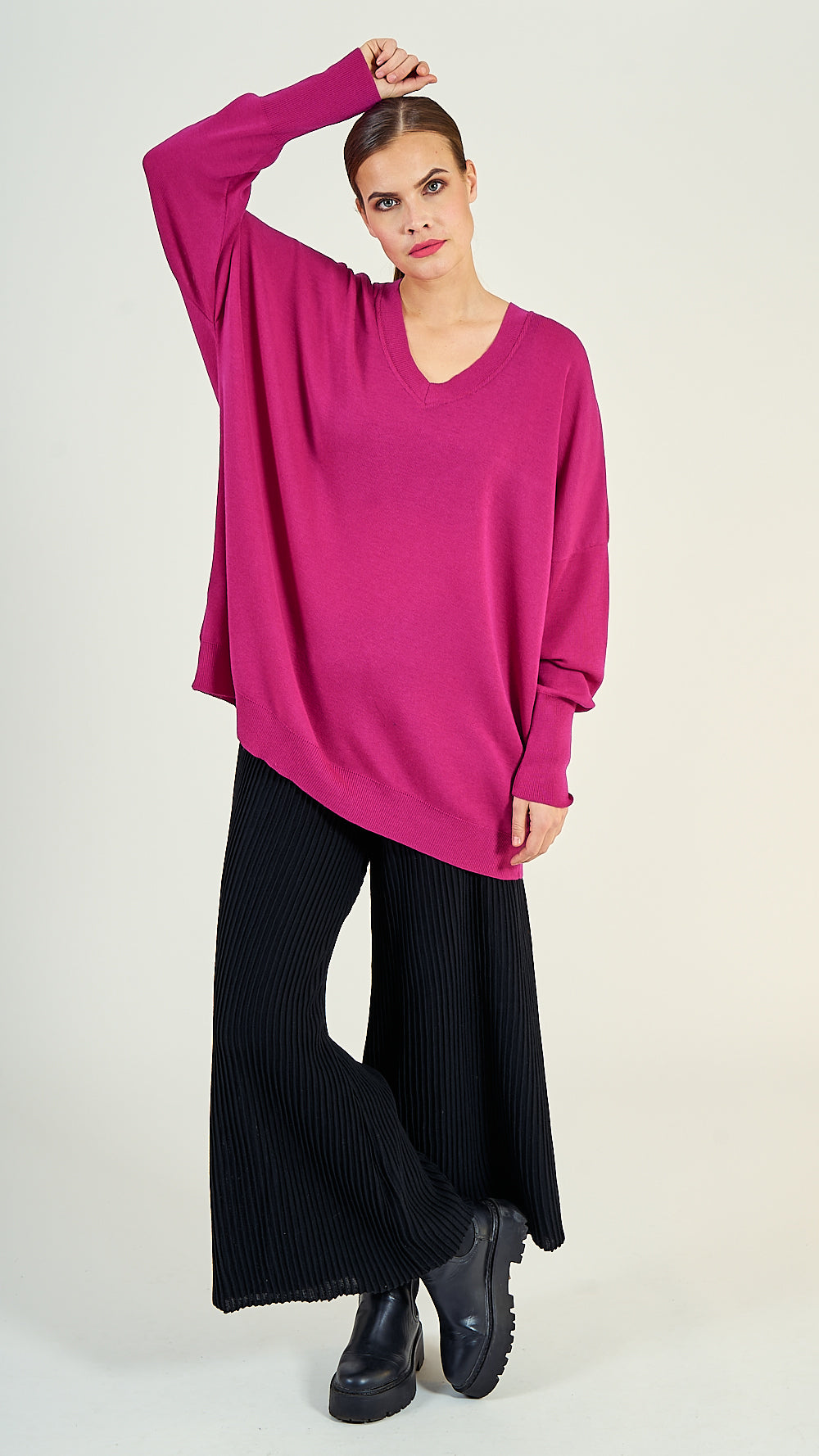 42/61 Oversize Pullover Wolle