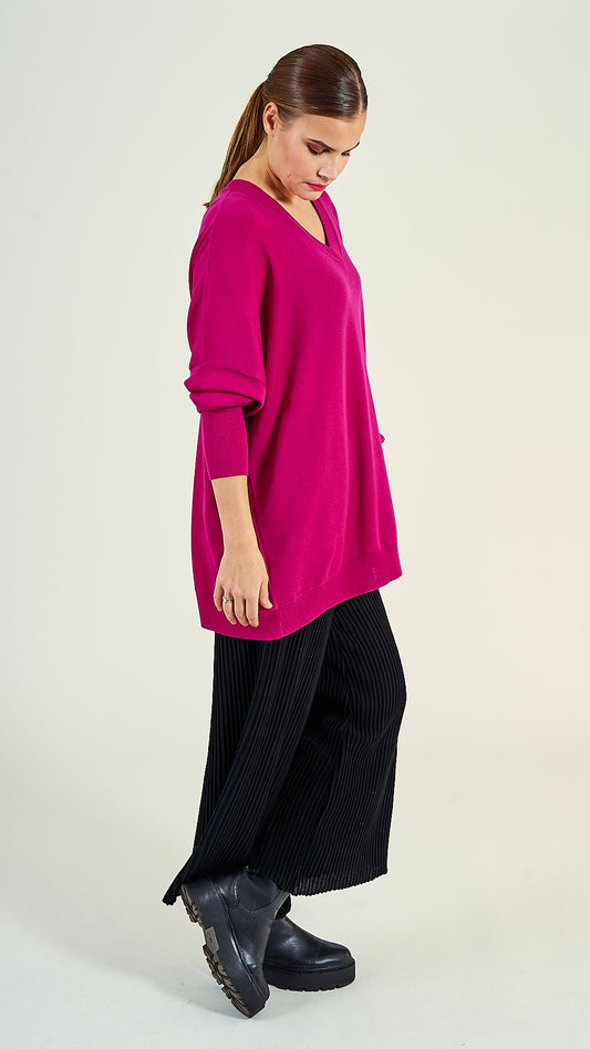 42/61 Oversize Pullover Wolle