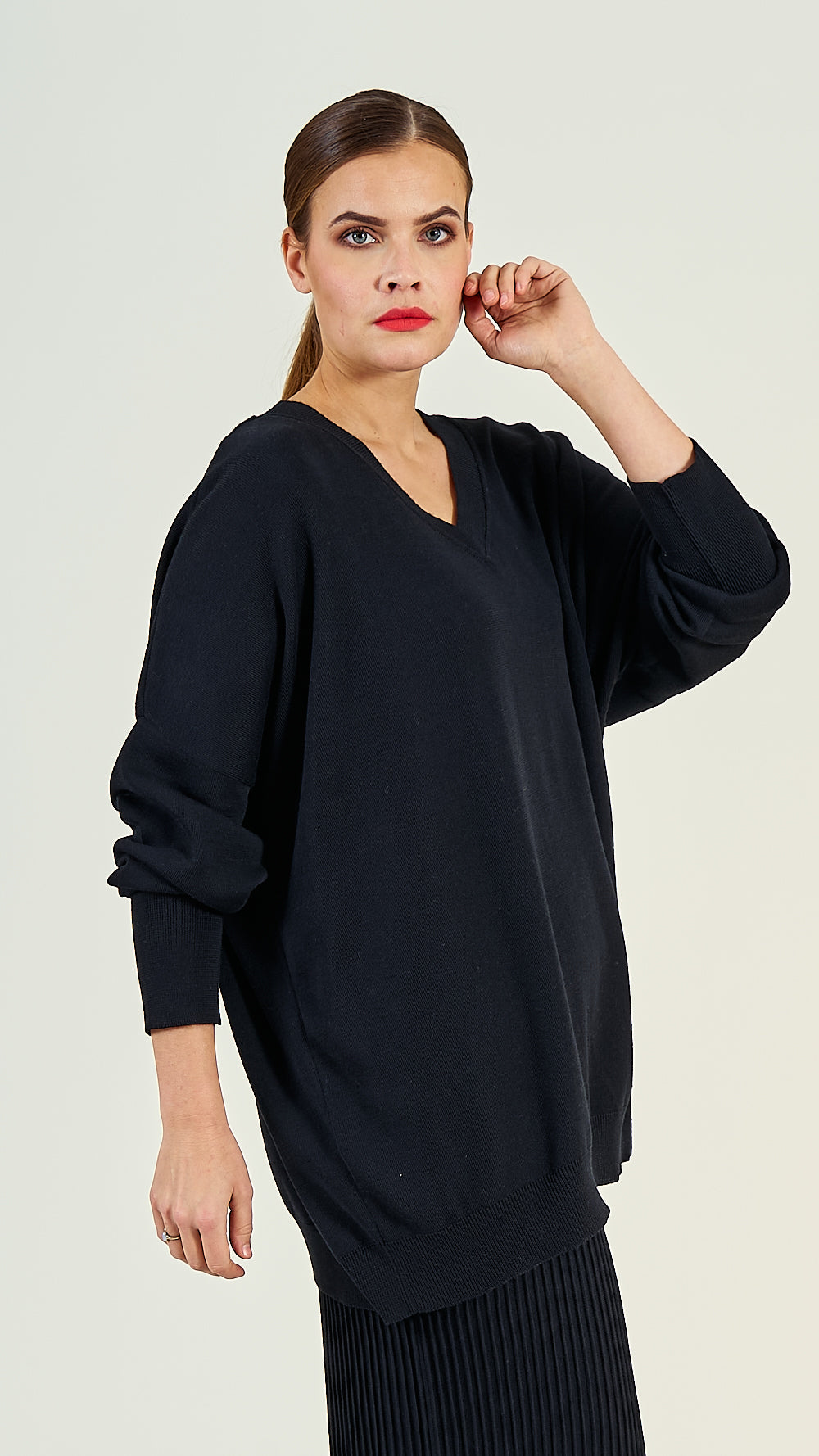 42/61 Oversize Pullover Wolle
