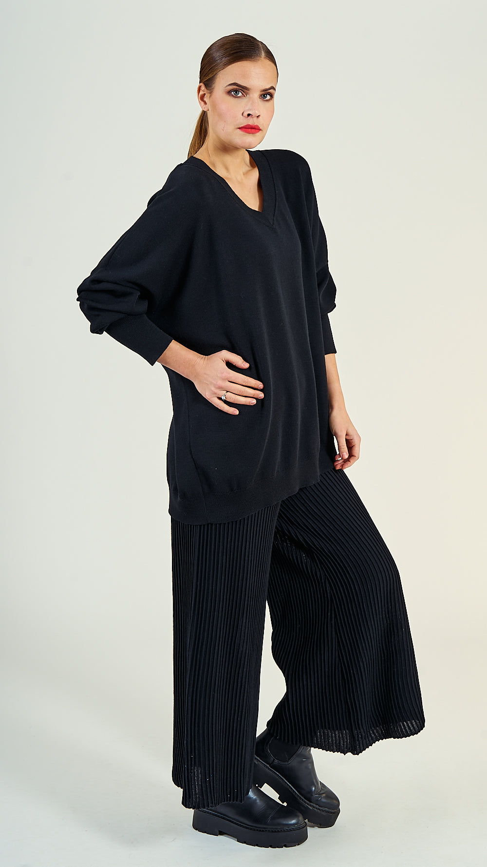 42/61 Oversize Pullover Wolle