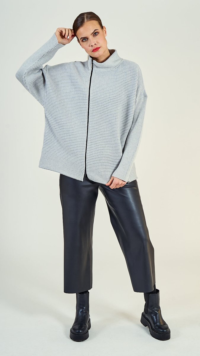 30/02 Wolljacke oversize kurz - EO - Design