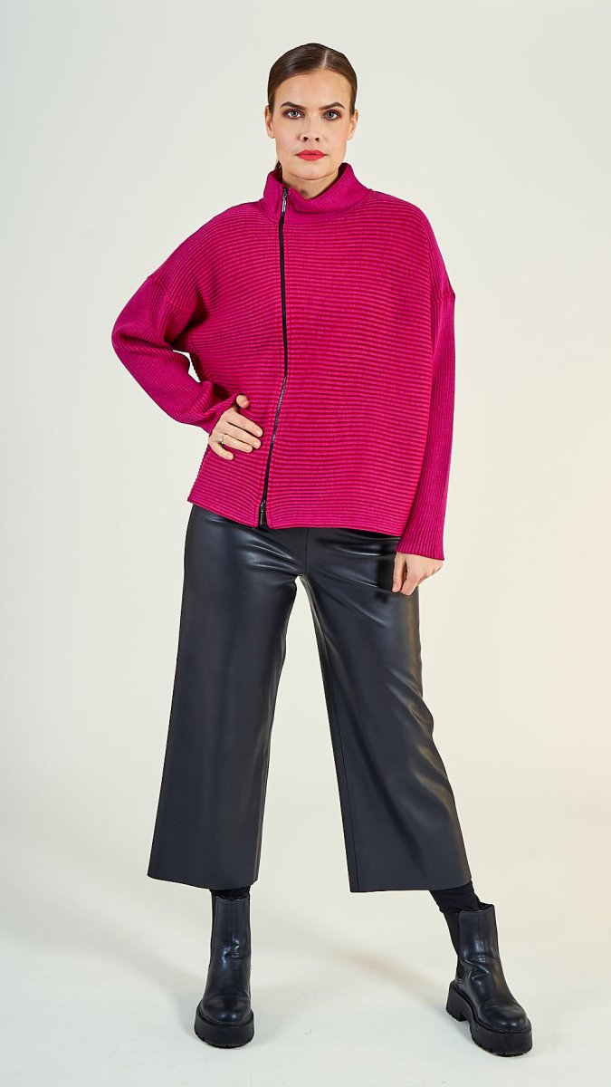 30/02 Wolljacke oversize kurz - EO - Design