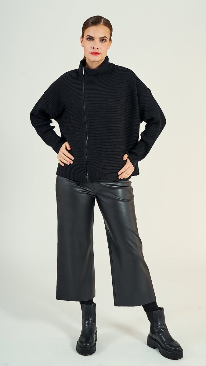 30/02 Wolljacke oversize kurz - EO - Design