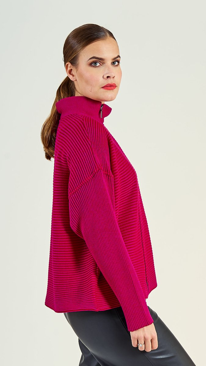 30/02 Wolljacke oversize kurz - EO - Design