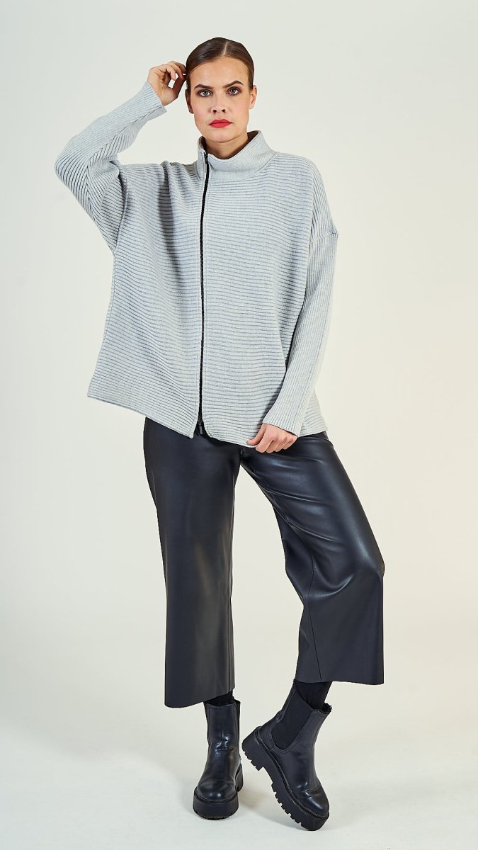 30/02 Wolljacke oversize kurz - EO - Design