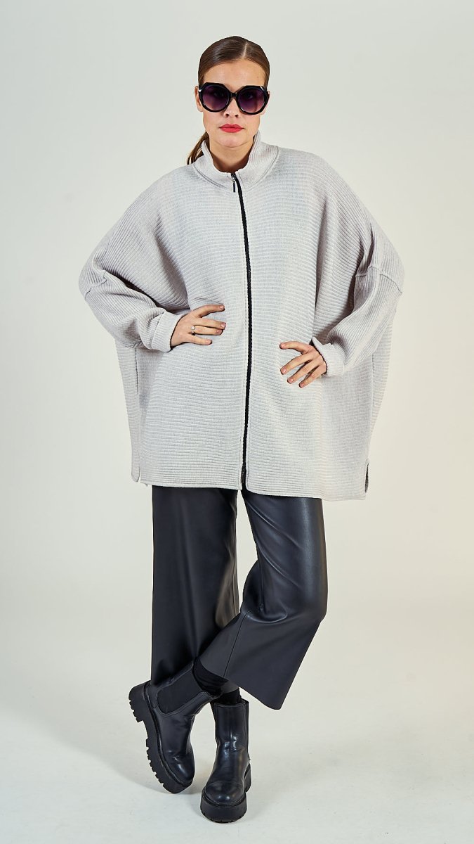 38/07 Wolljacke oversize lang - EO - Design