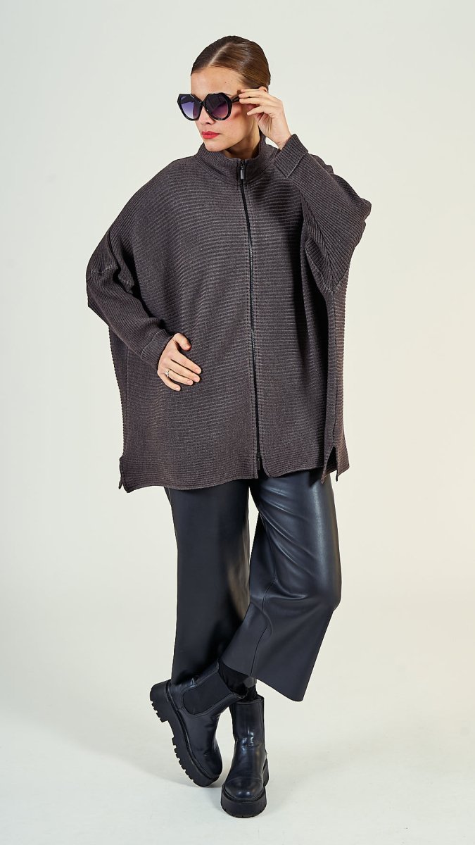 38/07 Wolljacke oversize lang - EO - Design