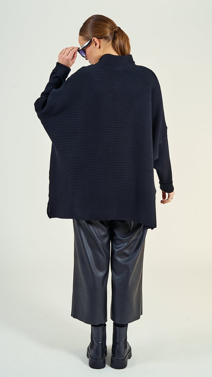 38/07 Wolljacke oversize lang - EO - Design