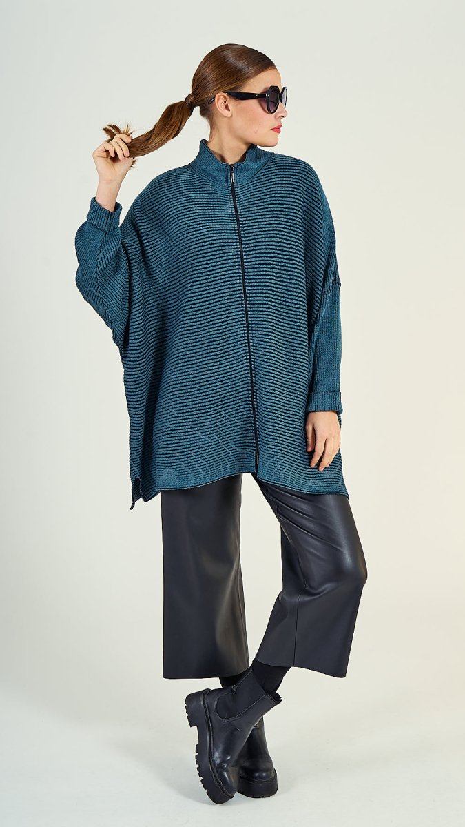 38/07 Wolljacke oversize lang - EO - Design