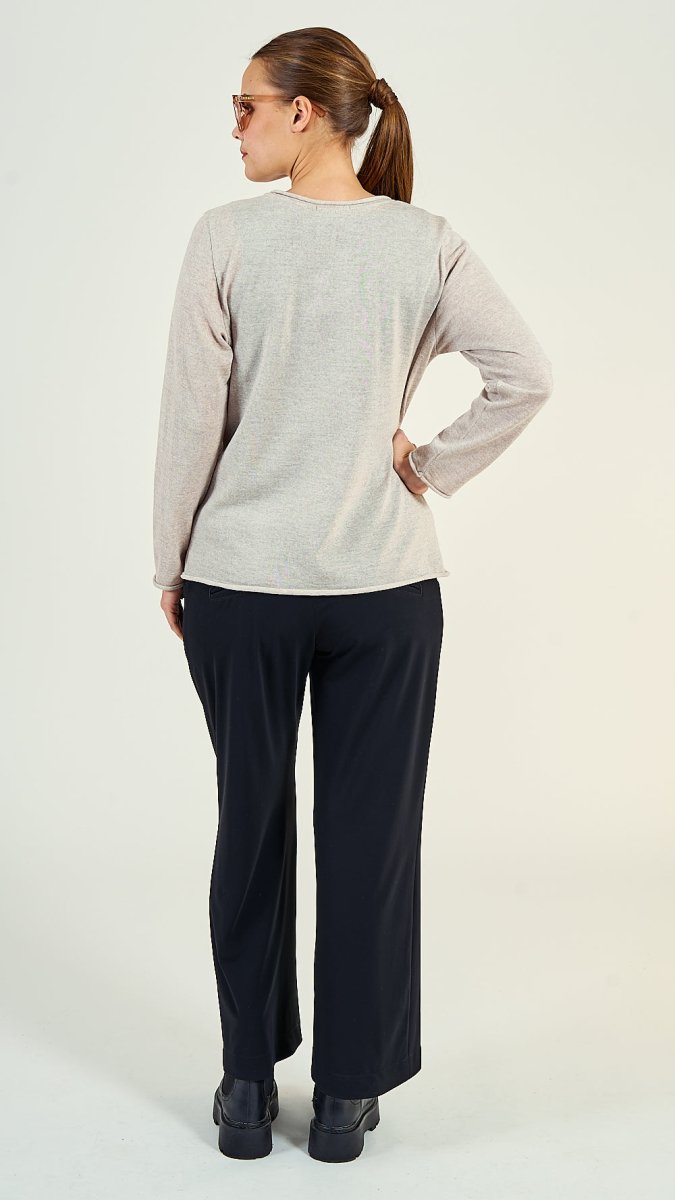 40/56 Pullover Wolle Feinstrick - EO - Design