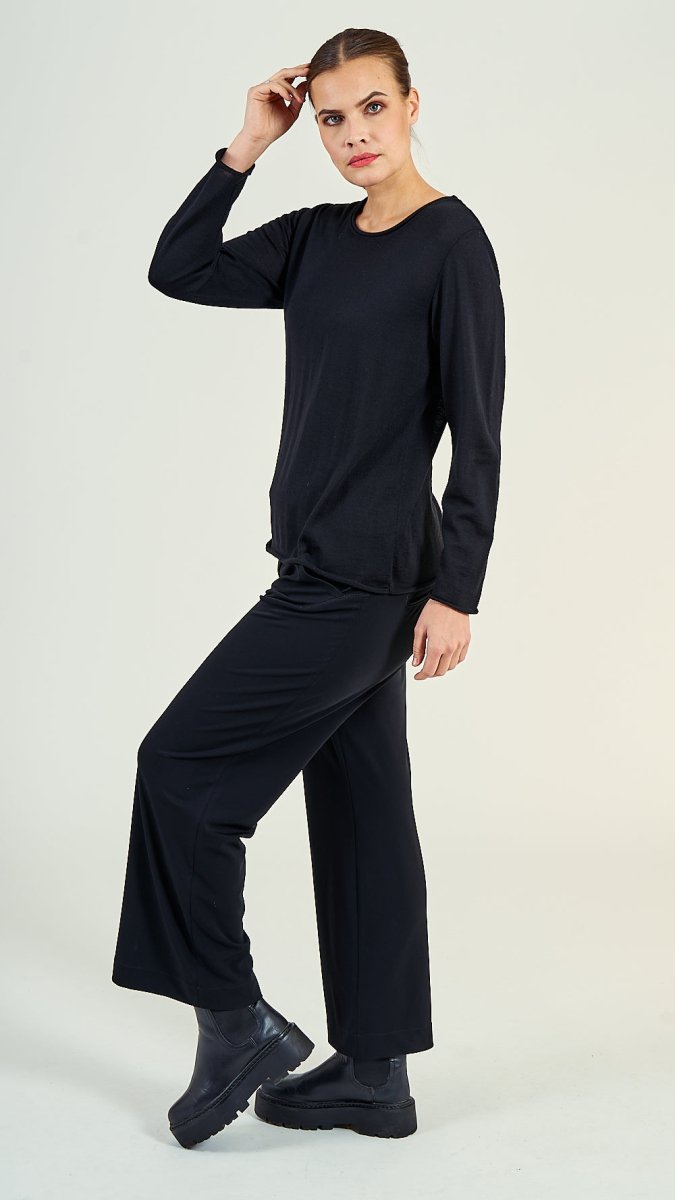 40/56 Pullover Wolle Feinstrick - EO - Design