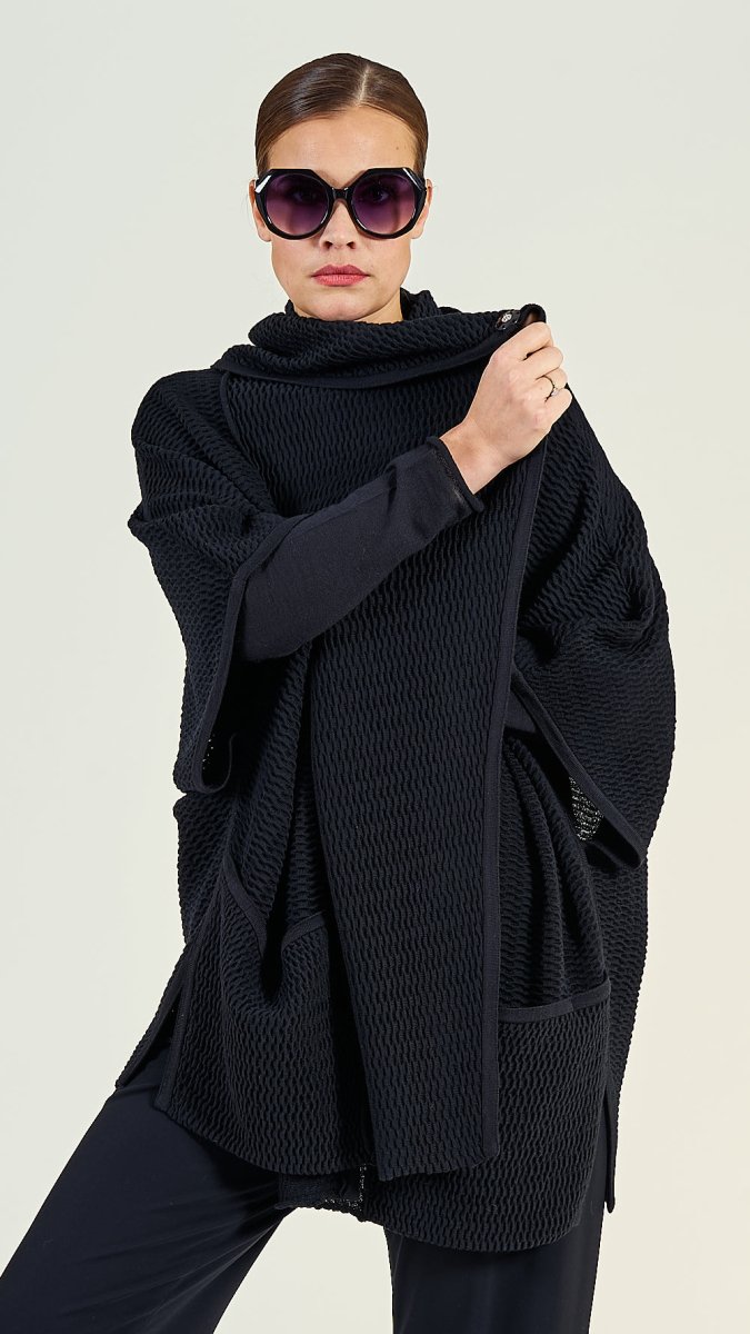 40/90 Poncho Wolle oversize GOBI - EO - Design