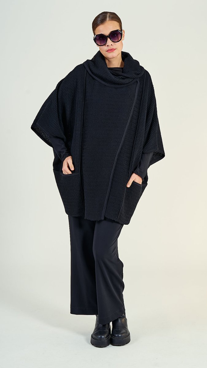 40/90 Poncho Wolle oversize GOBI - EO - Design